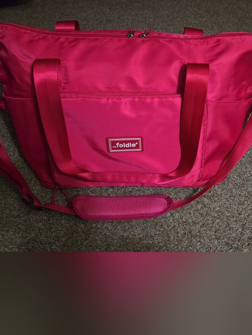 The Foldie Pink Travel Tote Bag, Nwt